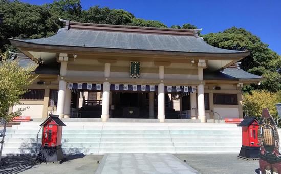 階段のある神社