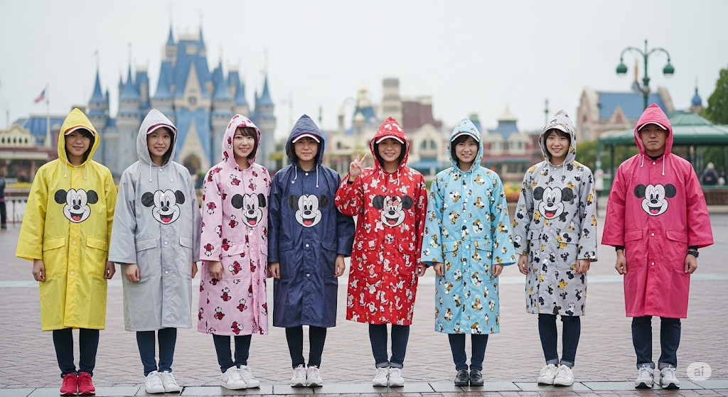 雨天時に必須!ディズニーランドでカッパは売ってますか?