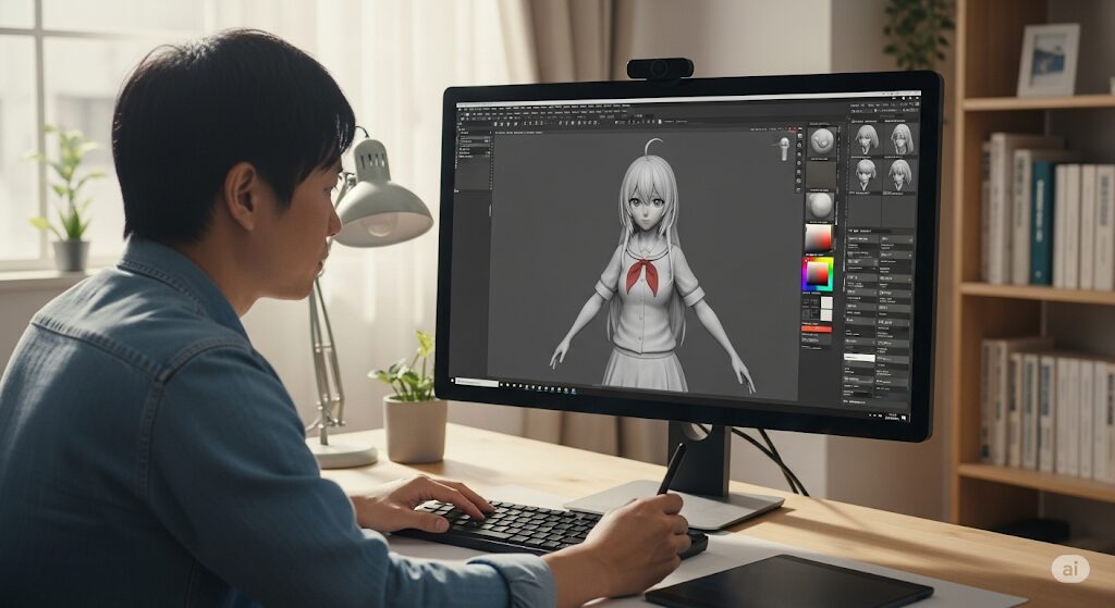 フィギュア3dデータ作成の3つの方法