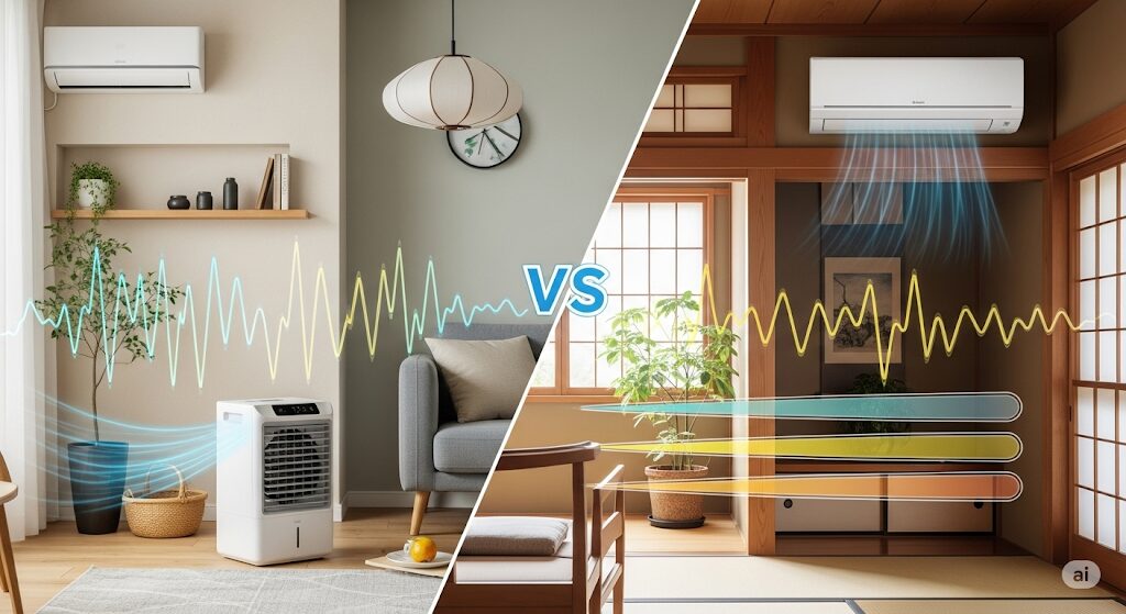スポットクーラーとエアコンの電気代比較