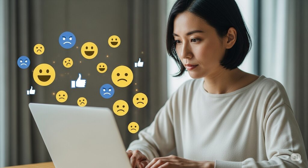 「ネットでの総合的な評判」の画像を作成しました。