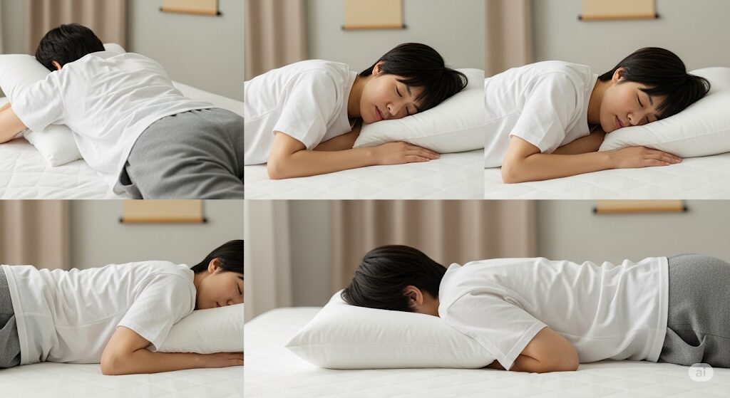 どの向きで寝られますか?