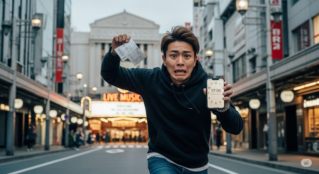 開演ギリギリの時間枠でも大丈夫?