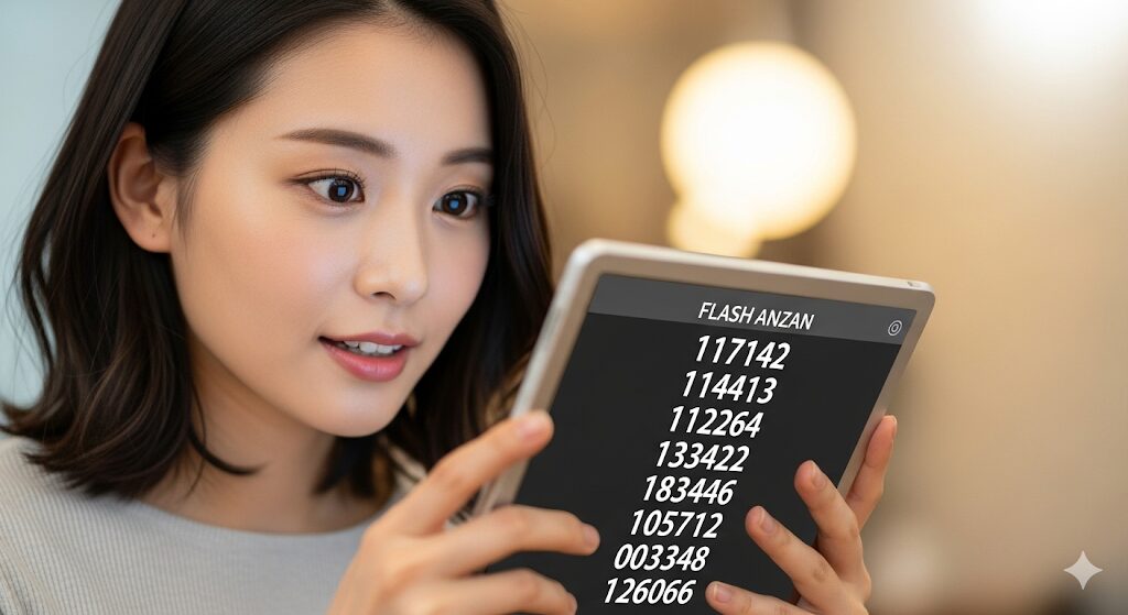 フラッシュ暗算はそろばん未経験でも可能か？