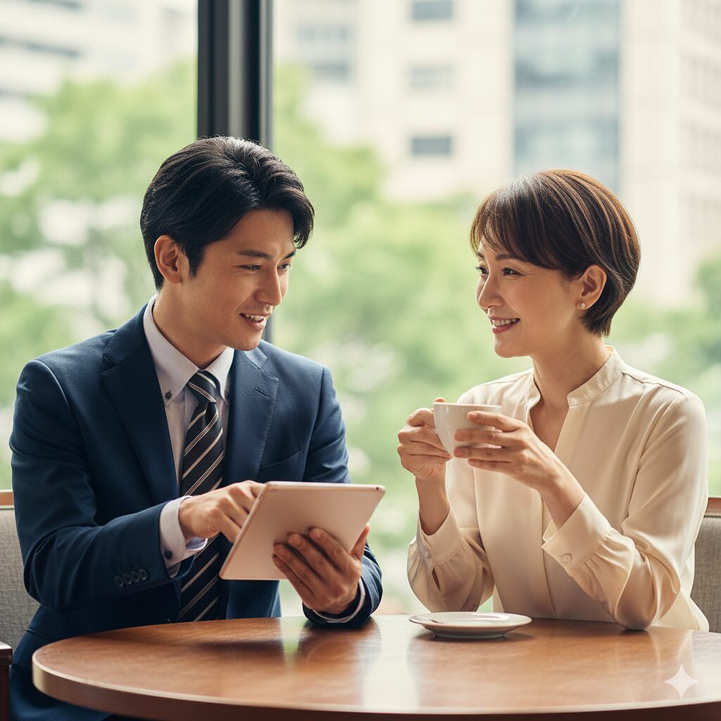 年上女性に申し込み