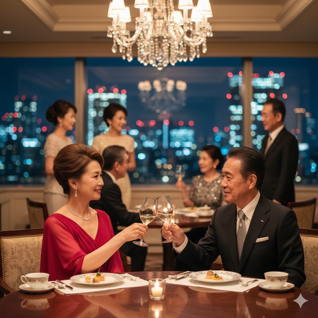 セレブな出会いを求めるシニア婚活