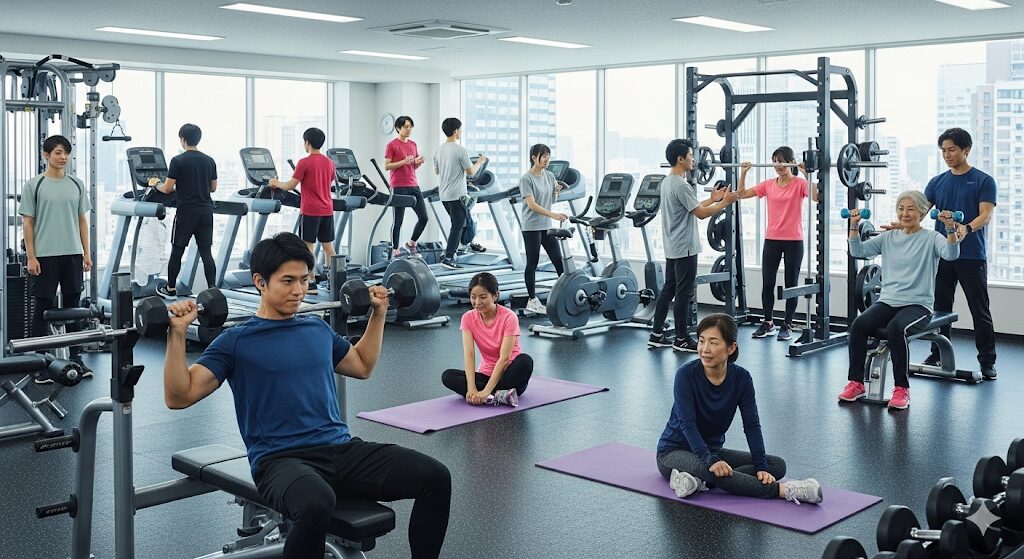 スポーツジムの出会い 40代におすすめの場所と時間帯