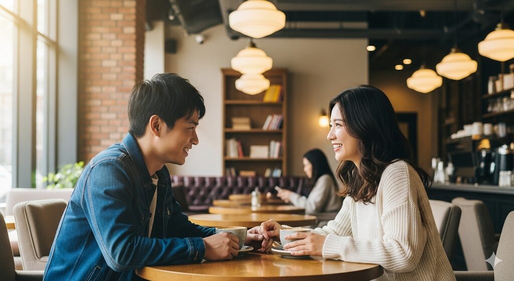 カフェ出会いエピソードが生まれる様々なシチュエーション