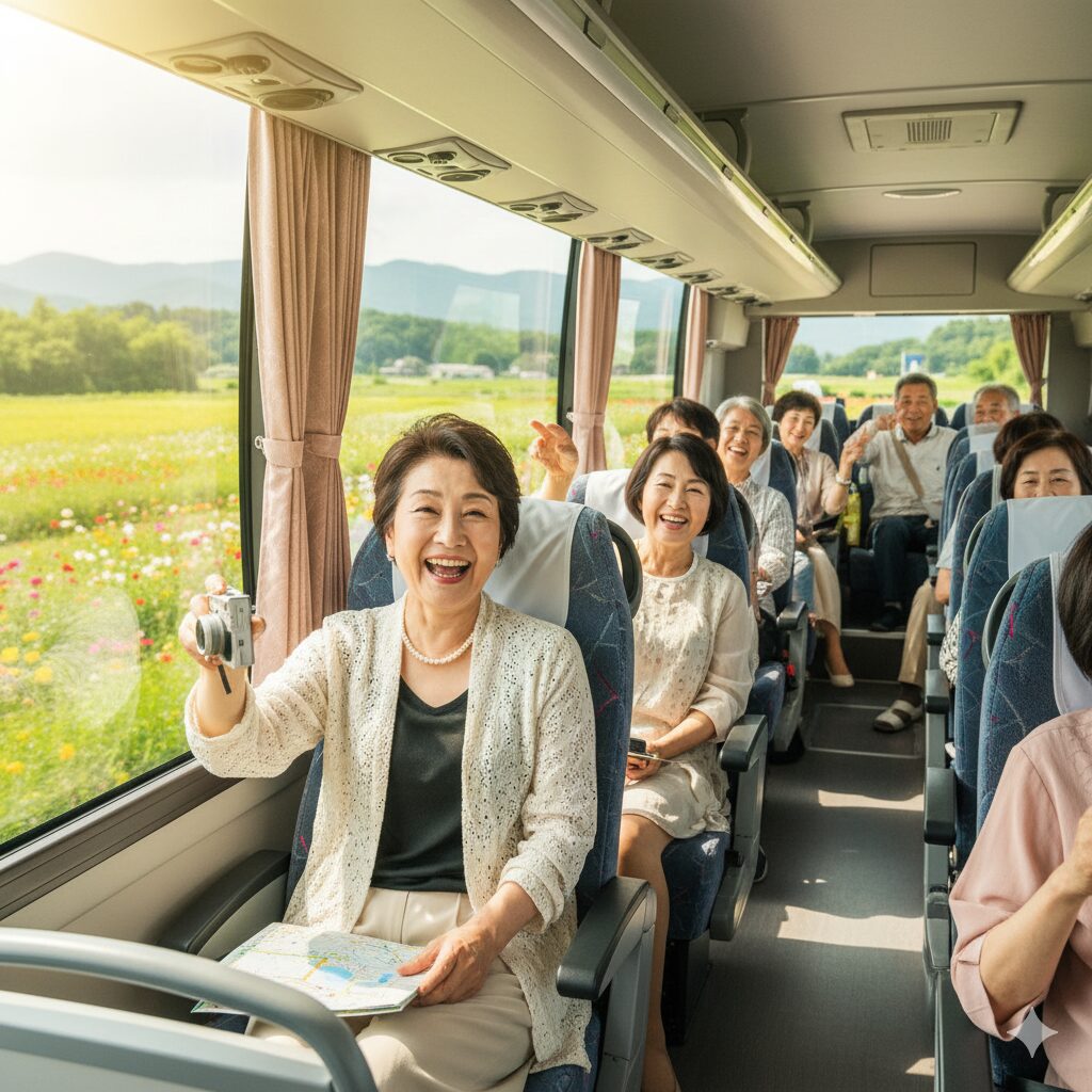 旅好きなら60代シニア婚活バスツアー
