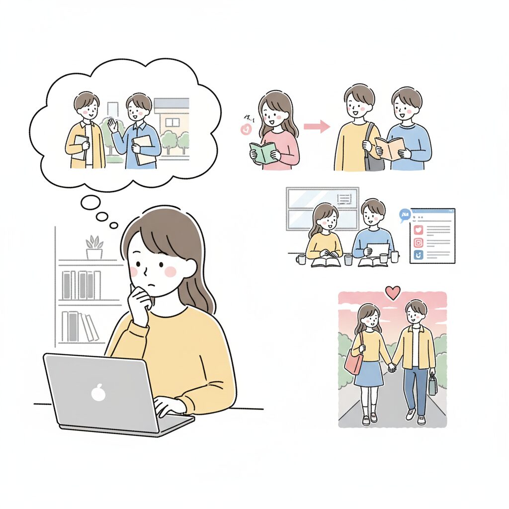 大学の恋愛、知恵袋でのよくある相談