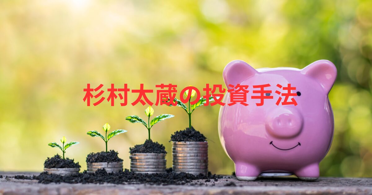 杉村太蔵投資手法