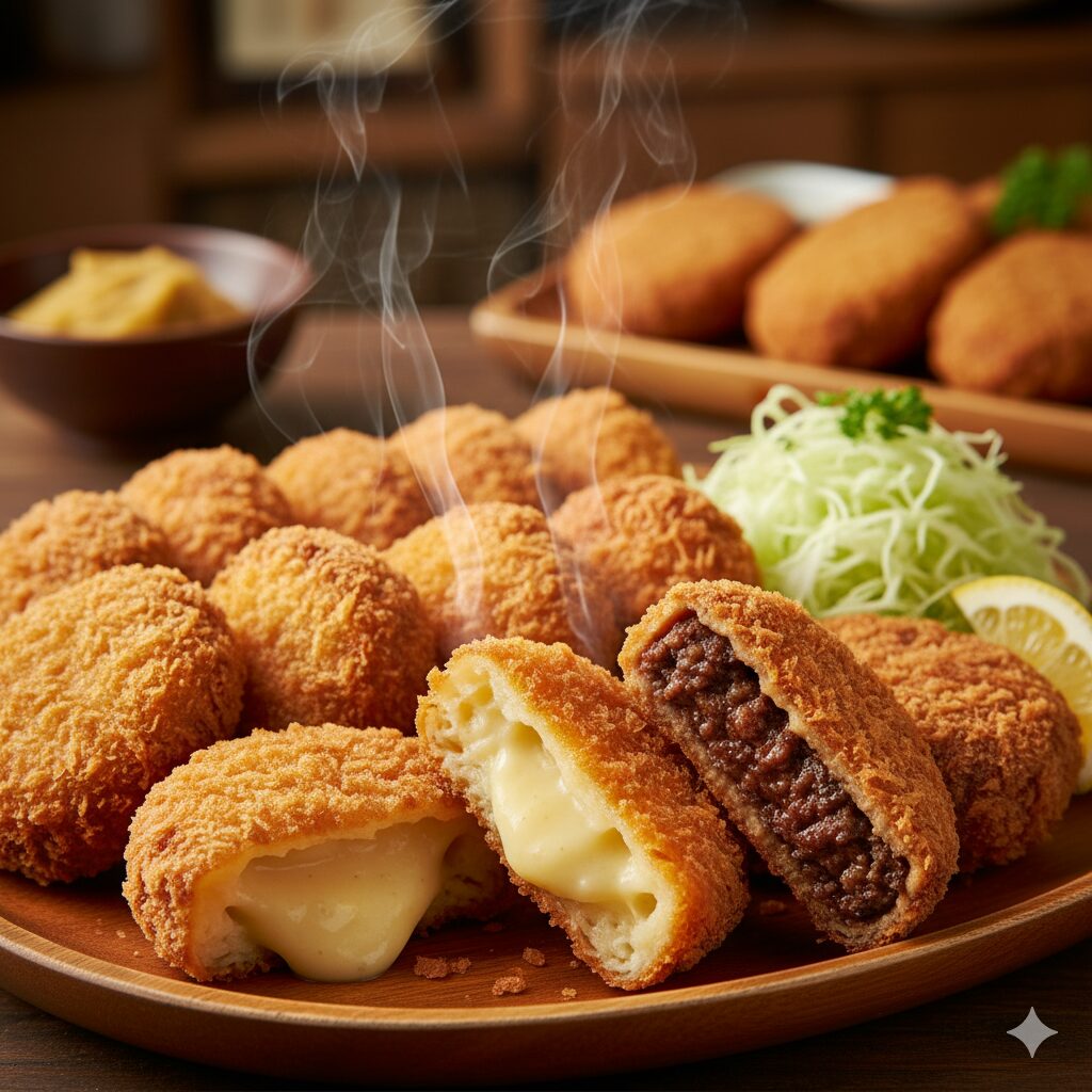 コロッケが名物の人気メニュー