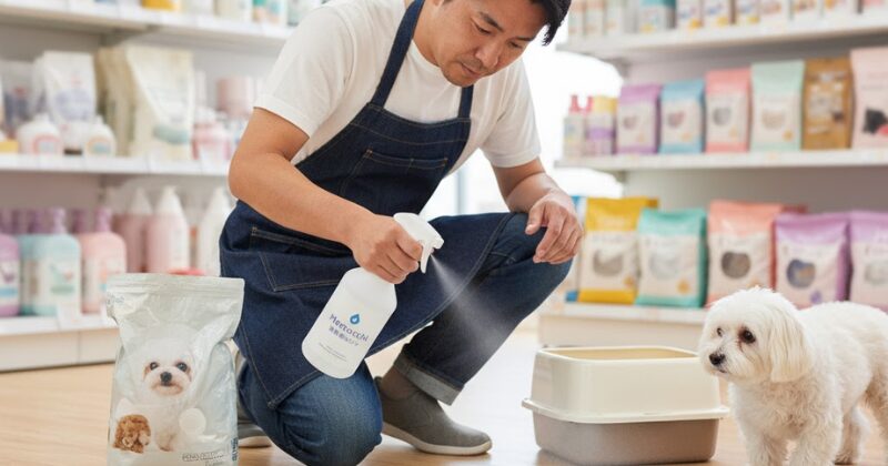 ペットのアンモニア臭を消すには？
