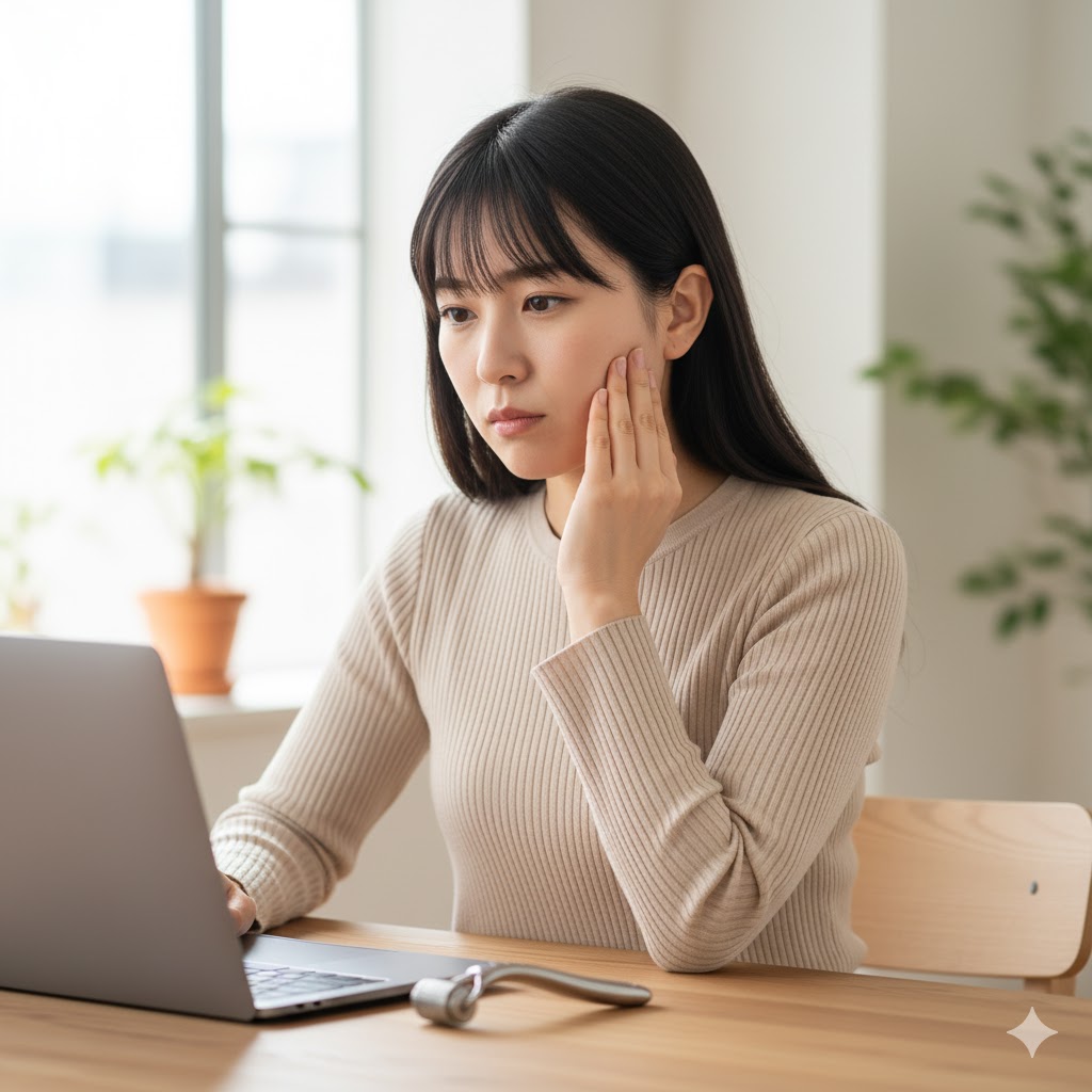 食いしばりによるエラ張りケア
