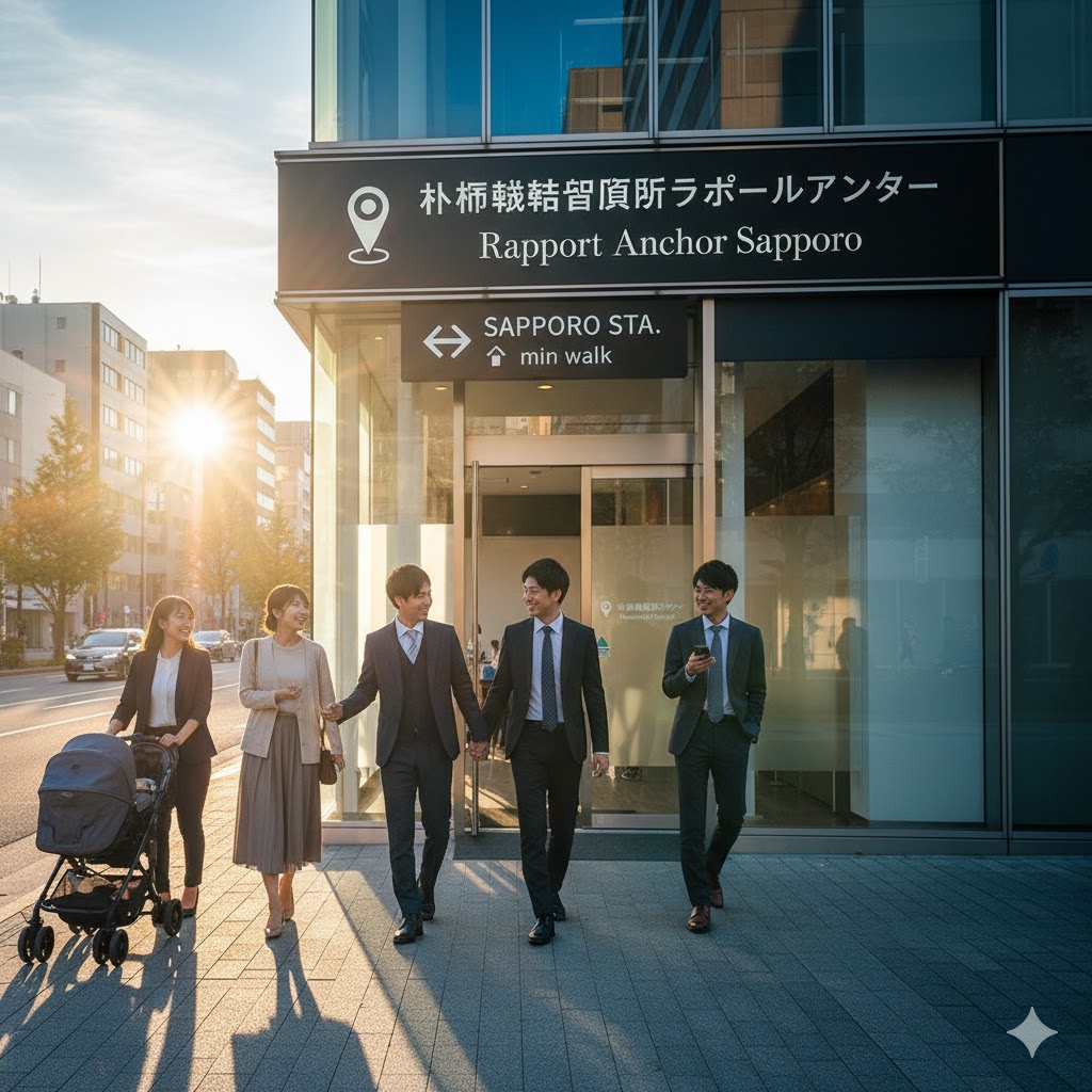 札幌駅徒歩2分！サロンへのアクセス